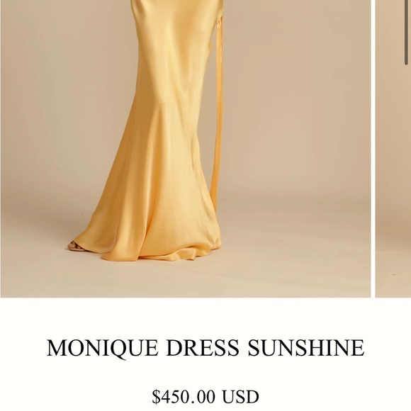 Arcina Ori yellow backless dress - Picture 6 of 6